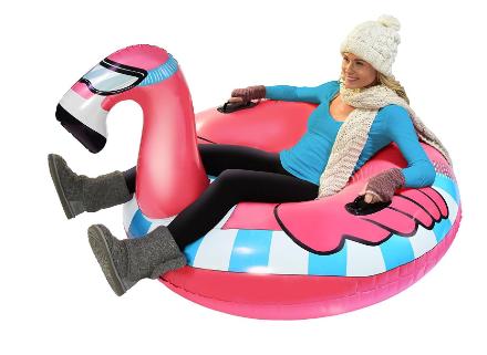 GoFloats Flamingo Winter Snow Tube – Only $13.28!