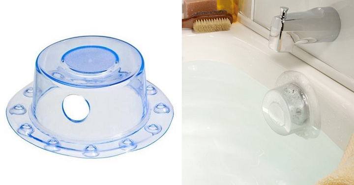 Amazon: Bottomless Bath Overflow Tub Drain Cover Only $8.49!
