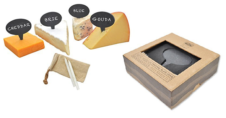 4 Piece Chalkboard Cheese Marker & Label Gift Set Only $14.99!
