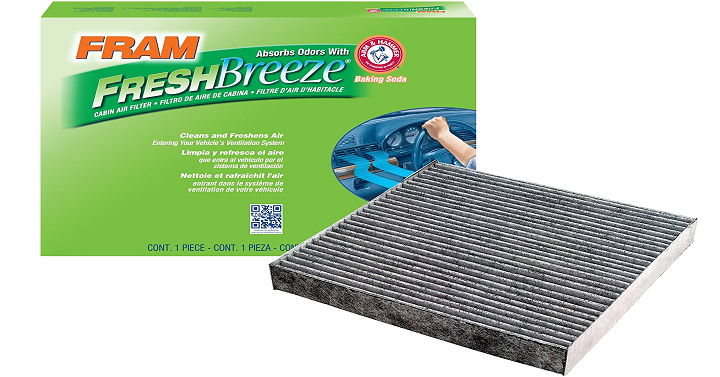 FRAM Fresh Breeze Cabin Air Filter with Arm & Hammer Only $2.76!