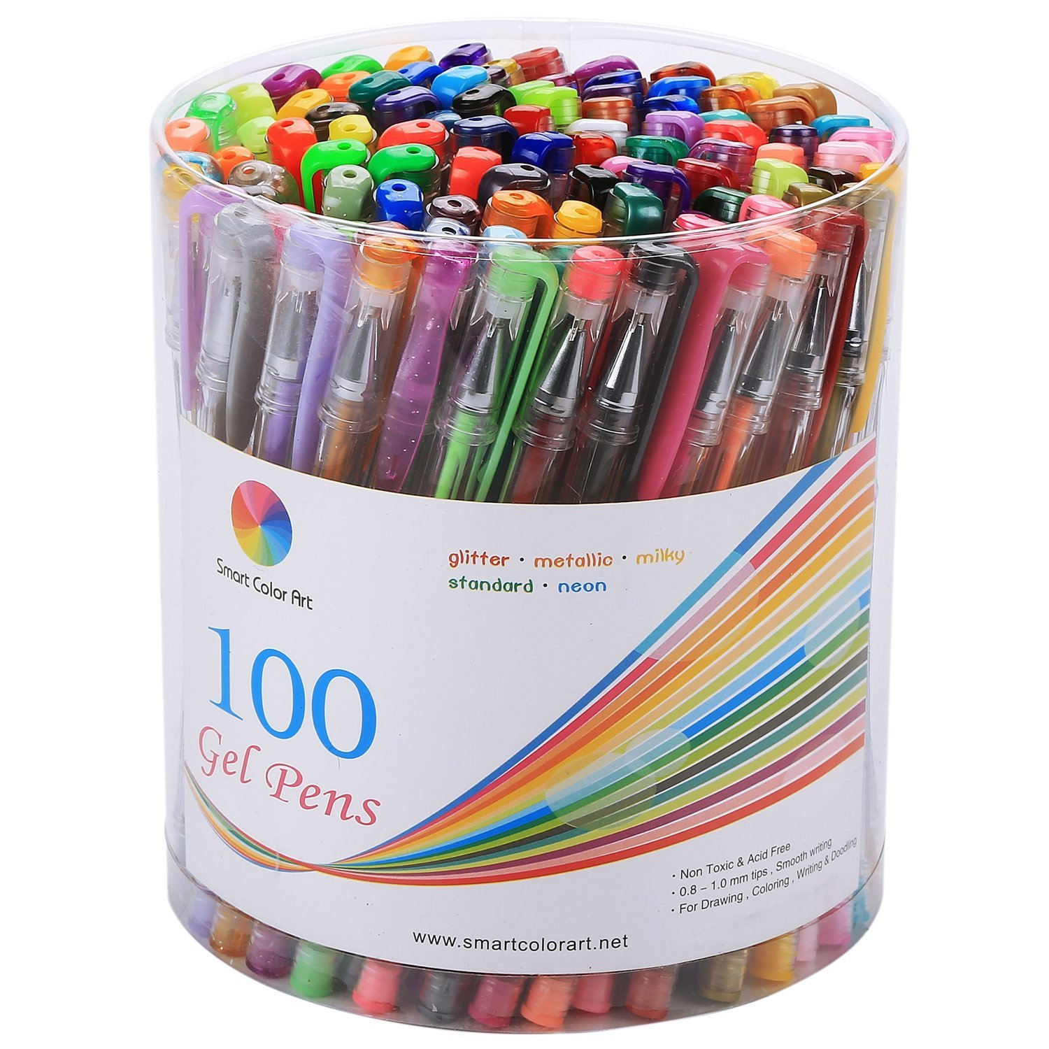 Smart Color Art 100 Colors Gel Pen Set Only $14.99 on Amazon!