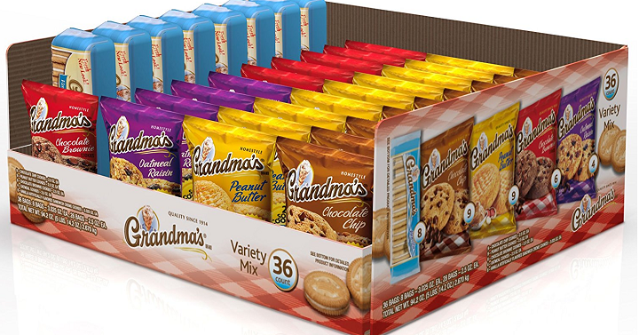 Grandma’s Cookies Variety Pack (36 Count) Only $12.53 Shipped!