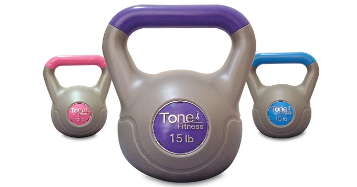 Walmart: Tone Fitness Kettlebell Set Only $17.99!