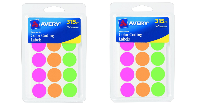 Avery Round Color Coding Labels (315 Count) Only $0.98! (Reg. $4.32)