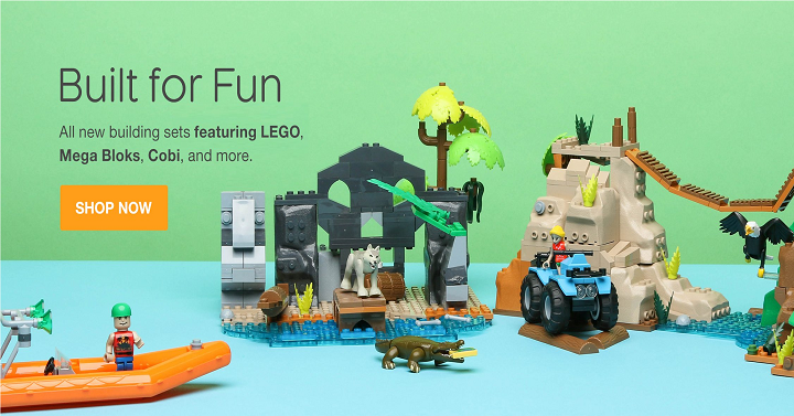 Hollar: Built for Fun Sets Starting at $1.00! Includes LEGO, Mega Bloks, Cobi & More!