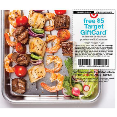 Target: $5 Off Your $20 Meat or Seafood Purchase In-Store!