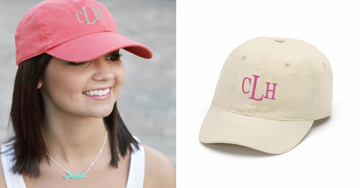 Groopdealz: Personalized Monogrammed Ball Caps Only $9.99!