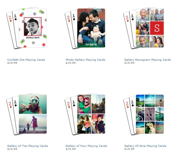 TWO Free Personalized Playing Cards or 8×10 Prints From Shutterfly! Just Pay Shipping!