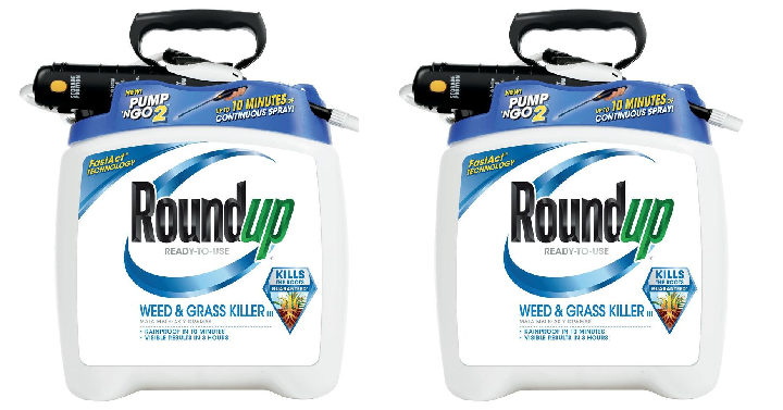 Roundup Weed and Grass Killer III with Pump ‘N Go Ready-To-Use Only $8.97! (Reg $17.97)