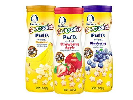 Gerber Graduates Puffs Cereal Snack, 6 Count – Only $7.89! *Prime Member Exclusive*