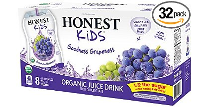 HONEST Kids Organic Grape Juice Drink 32-Count Just $11.08 Shipped on Amazon!