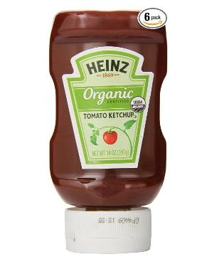 Heinz Organic Tomato Ketchup, 14 Ounce (Pack of 6) – Only $15.33!