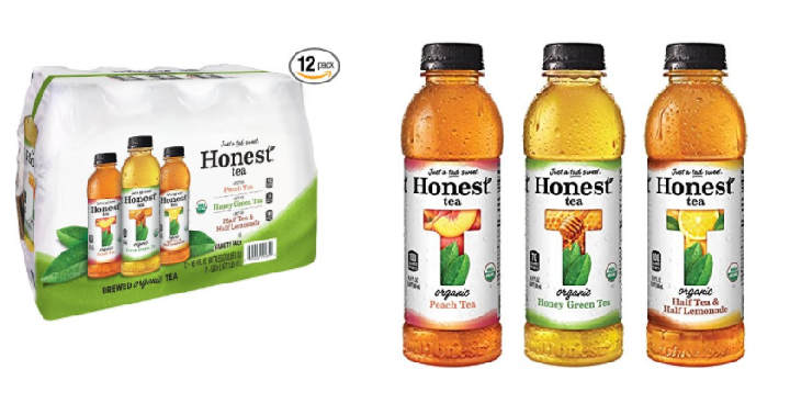 HONEST Tea, Brewed Organic Tea Variety Pack (Pack of 12) Only $9.55 Shipped!