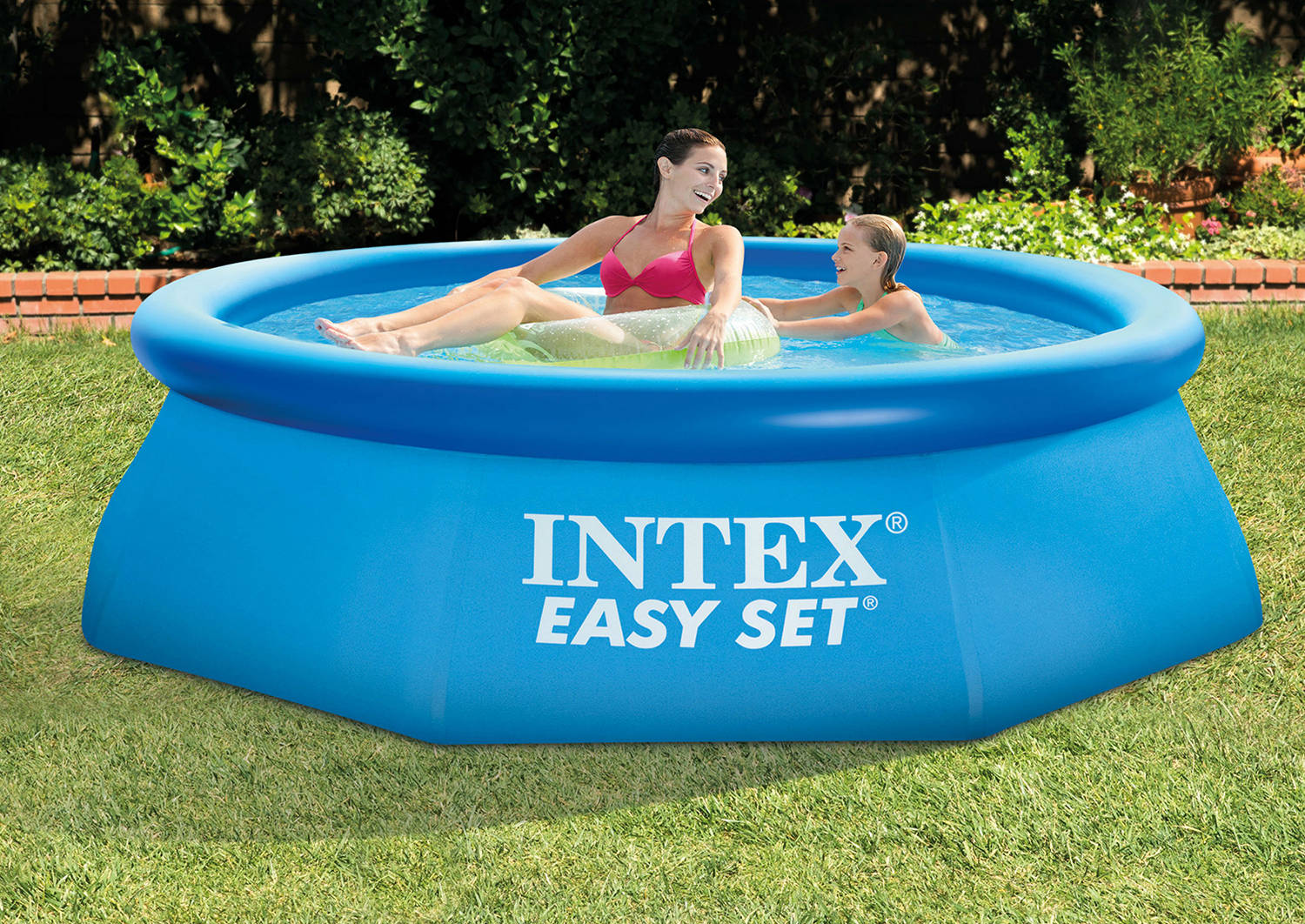 Intex 8′ x 30″ Easy Set Above Ground Swimming Pool with Filter Pump—$37.84 + Free Pickup!