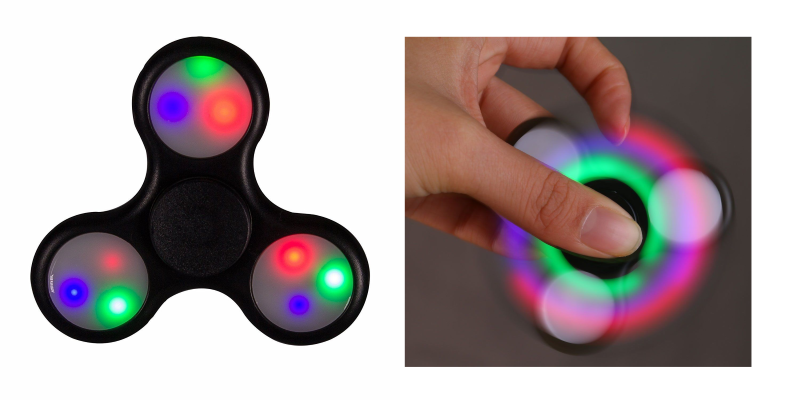 LED Light-Up Flashing Fidget Spinner Only $6.99!