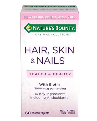 Nature’s Bounty Optimal Solutions Hair, Skin & Nails Formula, 60 Tablets – Only $4.26!