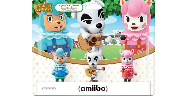 Nintendo amiibo Figures (Animal Crossing Series Cyrus/K.K./Reese) Only $4.99! (Reg. $24.99)