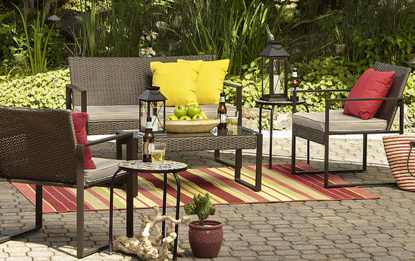 ssential Garden Taos 4-pc. Seating Set Only $179.99! (Reg $299.99)