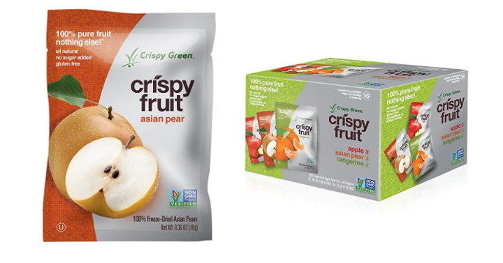 Crispy Green 100% All Natural Freeze-Dried Fruits (16 Count) Only $13.20 Shipped!