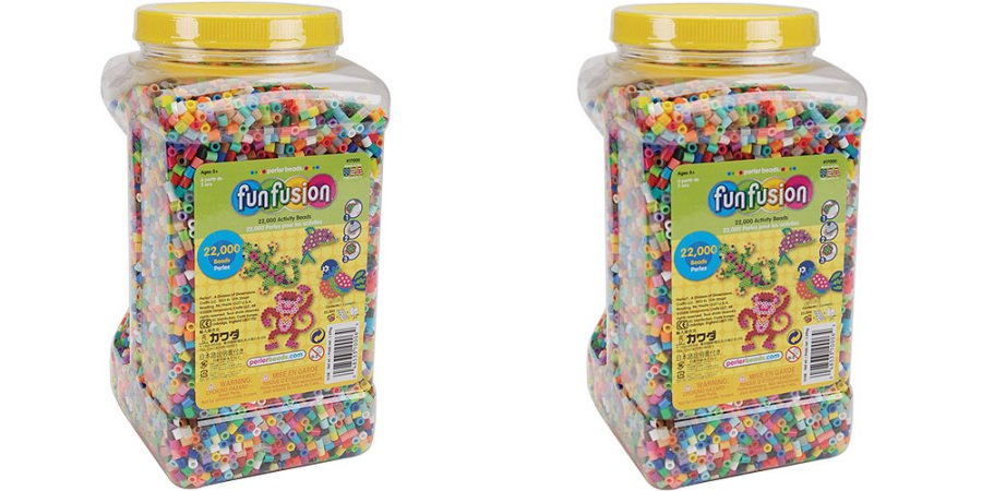 Perler FunFusion Beads 22,000 Piece Jar Only $10.64!