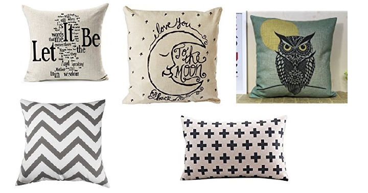 Super Cute Throw Pillow Case Covers Start at Only $1.19 Shipped!