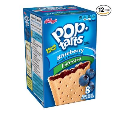 Pop-Tarts, Blueberry, 8-Count (Pack of 12) – Only $14.88!