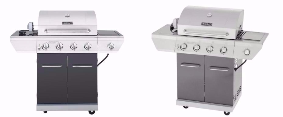 Nexgrill 4-Burner Propane Gas Grill with Sear Side Burner and Rotisserie Kit – Only $199!