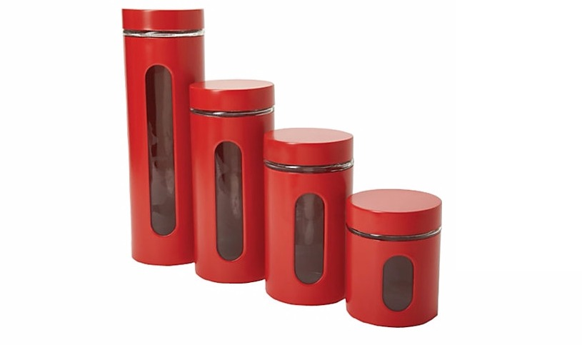 Anchor 4 Pc. Palladian Canister With Window Set—$16.99 Shipped!