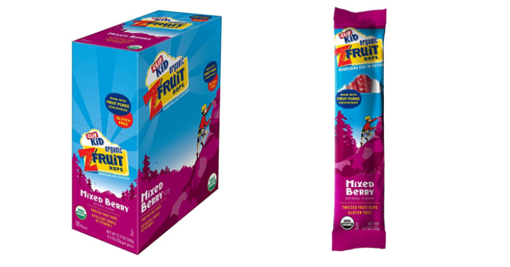 Clif Bar Organic Twisted Fruit Bars, Mixed Berry, 18 ct Only $6.41!