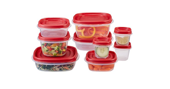 Rubbermaid Easy Find Lids Food Storage Container, 18-Piece Set Only $7.41! (Reg. $16.49)