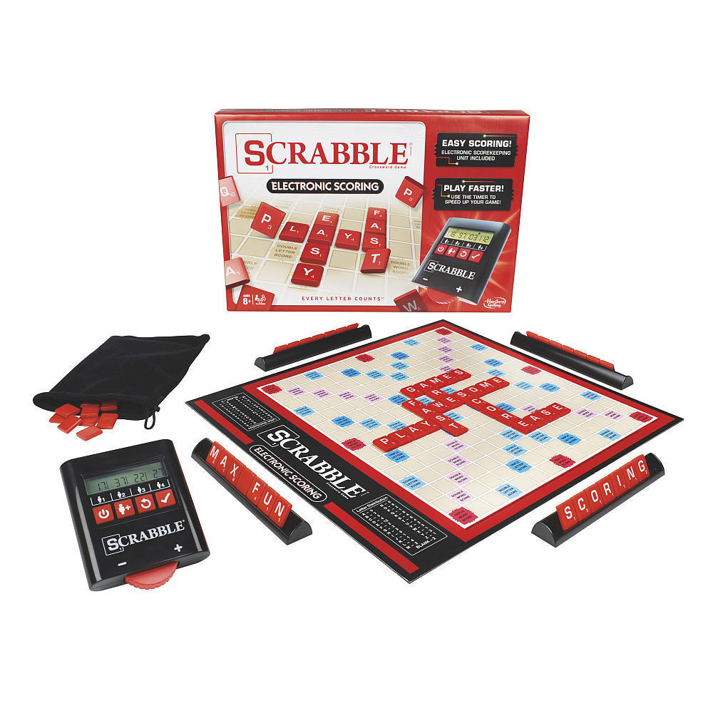 Scrabble With Electronic Scoring Only
