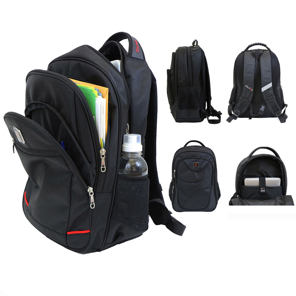 Galaxy 17″ Black Padded Laptop Backpack—$24.99 + FREE Shipping!