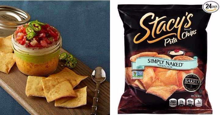 Stacy’s Simply Naked Pita Chips, 1.5 Ounce (Pack of 24) – Only $11.17!