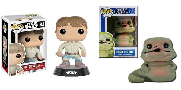 Star Wars Funko Pop Luke Skywalker or Jabba the Hutt Only $7.99 Each!