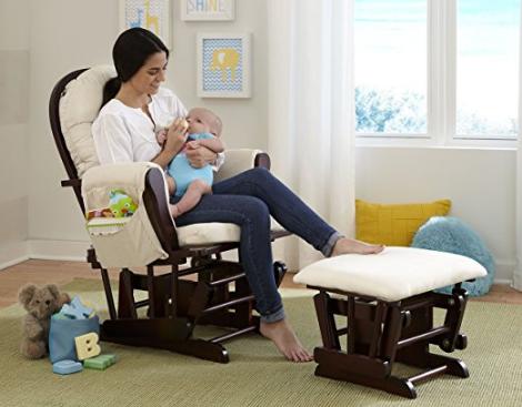 Stork Craft Hoop Glider and Ottoman Set – Only $98.18! *Prime Member Exclusive*