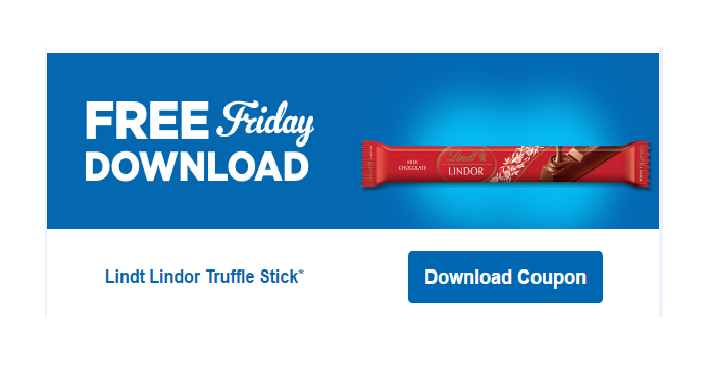 FREE Lindt Lindor Truffle Stick! (Download Coupon Today, May 12th Only)