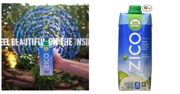 Zico Natural Organic Coconut Water, 16.9 Ounce (Pack of 12) Only $20.40 Shipped!
