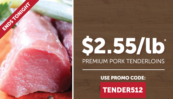 Today 5/12 Only! Zaycon Sale! 15% off Pork Tenderloins – Get Chicken Breasts, Beef and so much more! Don’t miss it!