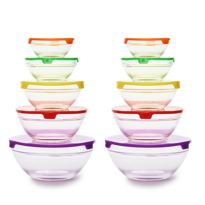 Alpine Cuisine 20-Piece Glass Bowl Set Only $8.00! Plus Save More On Your Purchase!