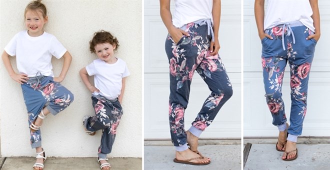 Mommy & Me Floral Joggers from Jane – Just $18.99!