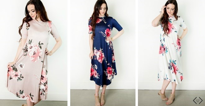 Floral Swing Dress – Just $27.99!