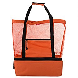 Beach Tote Bag With Removable Picnic Cooler – Just $17.99!