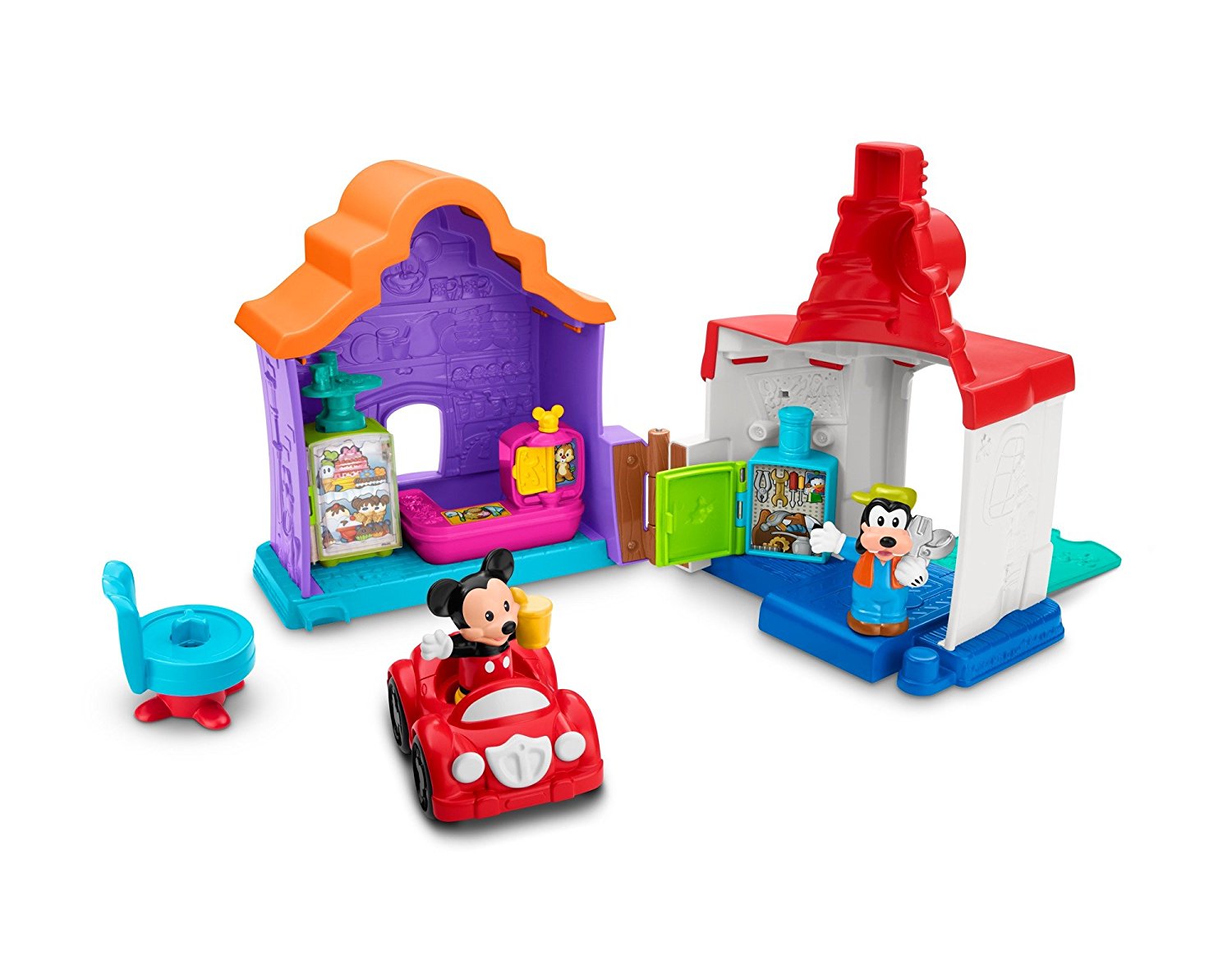 Little People Magic of Disney Mickey & Goofy’s Gas & Dine Playset – Just $15.39!