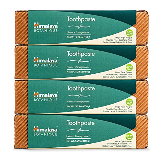 Himalaya Neem and Pomegranate Flouride-free Toothpaste 4-pack – Just $15.98!