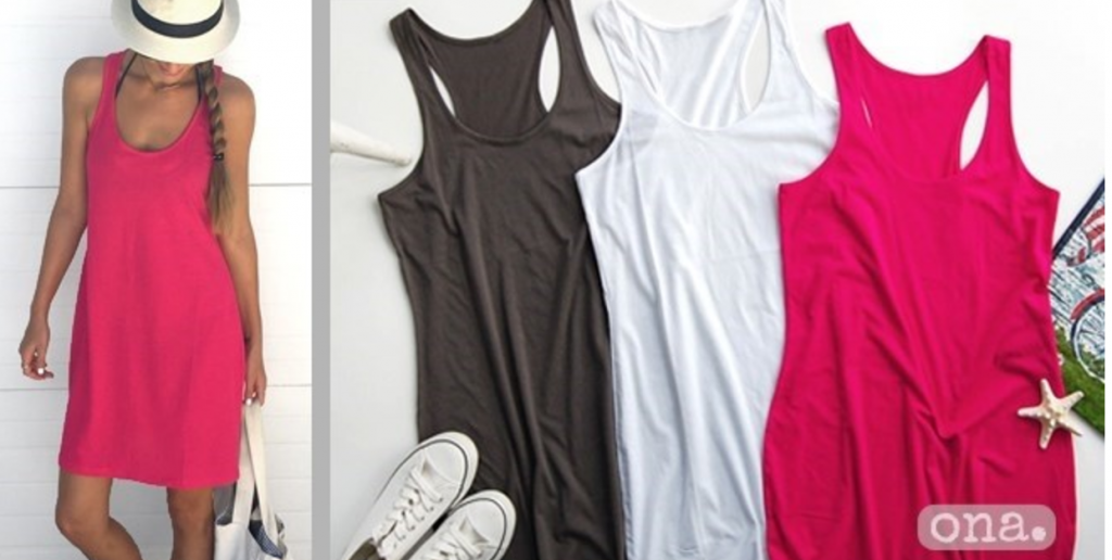 Vacation Racerback Tank Dress Just $12.99! (Reg. $26.00) Perfect Swimsuit Cover!