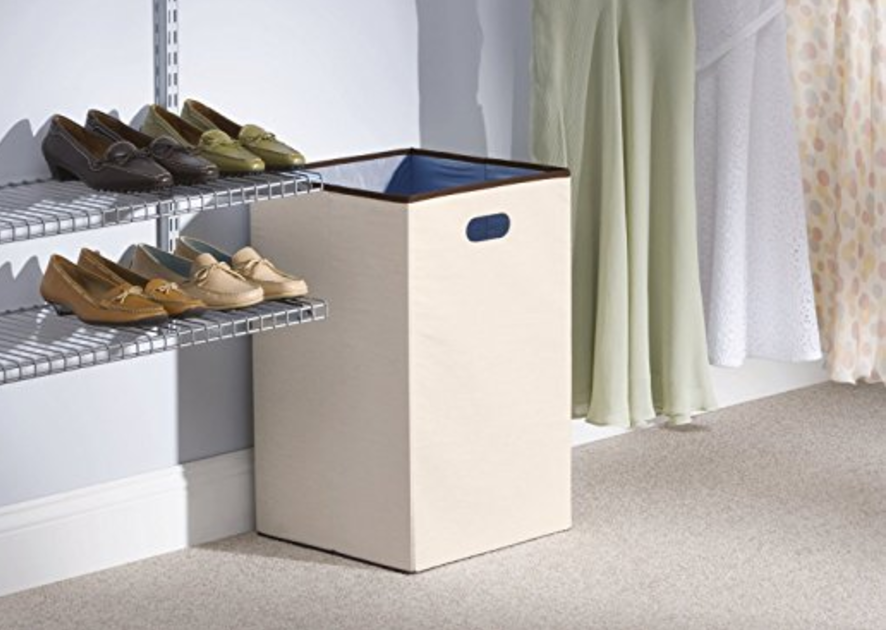 Rubbermaid Configurations Custom Closet Folding Laundry Hamper Just $11.69!