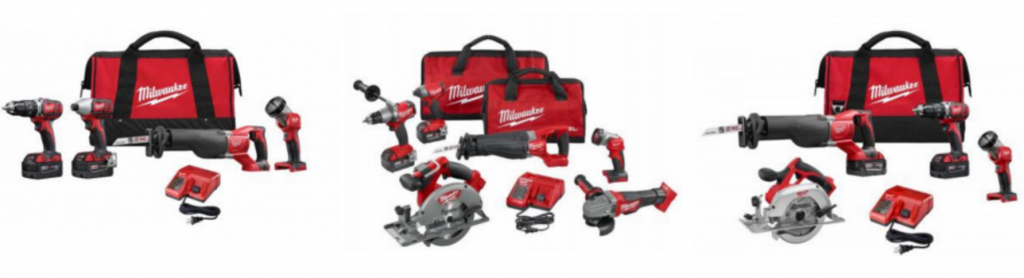 Milwaukee Power Tool Combo Kits Up To 35% Off Online & Today Only At The Home Depot!