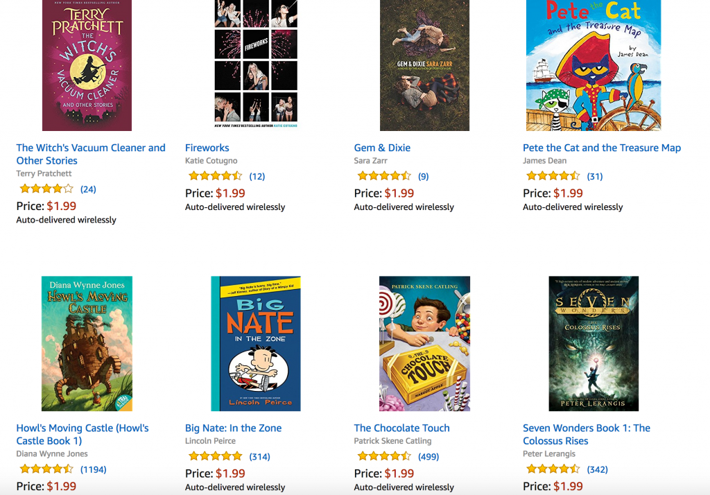 Select Children’s & Young Adults Kindle Books Just $1.99 Today Only!