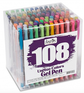 Lineon 108 Colors Gel Pens Just $15.99! (Reg. $69.99)
