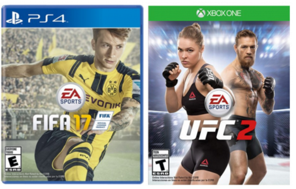 UFC 2 & FIFA 17 On Xbox One & PS4 Just $19.99 Today Only!